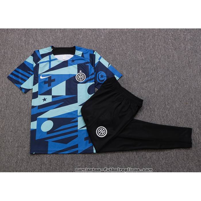 Chandal del Inter Milan Manga Corta 2022-2023 Azul